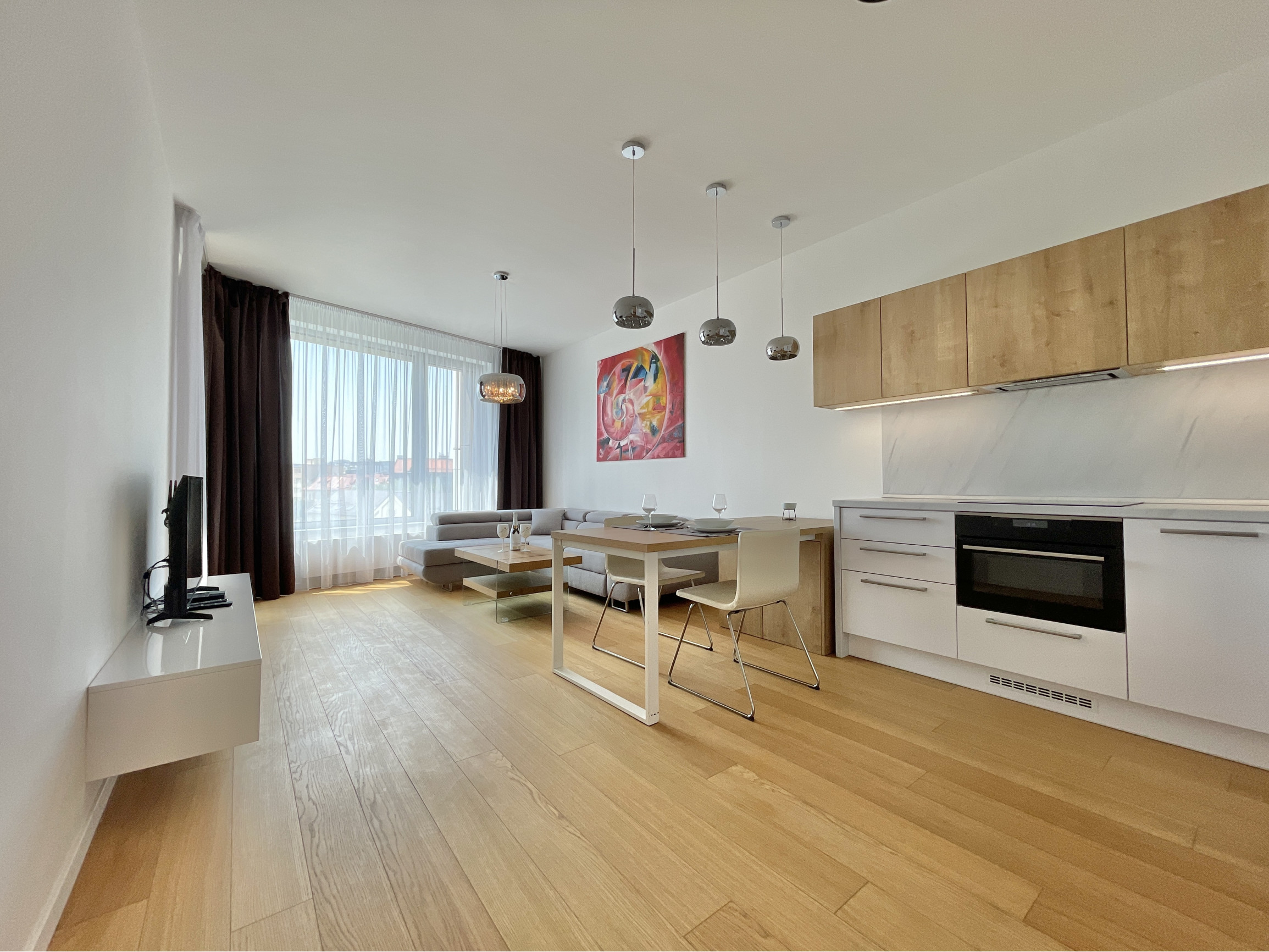 2 izbový byt v novostavbe SKY PARK s výhľadom na hrad - VIDEO