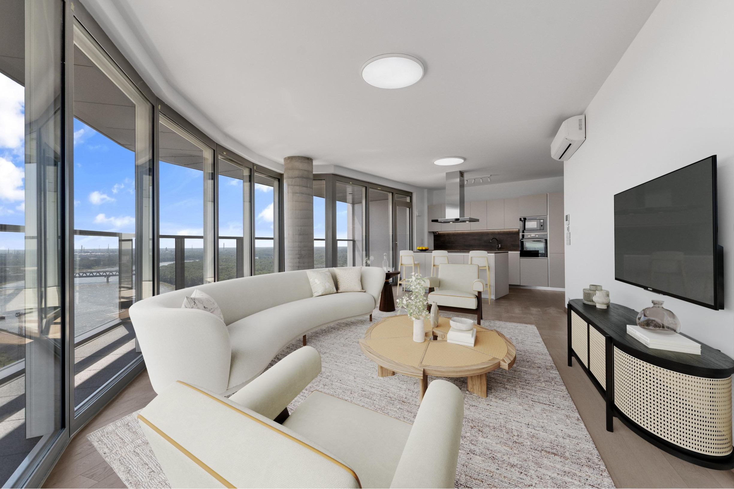 3 izbový byt - luxusné bývanie v srdci Bratislavy – Eurovea Tower - VIDEO