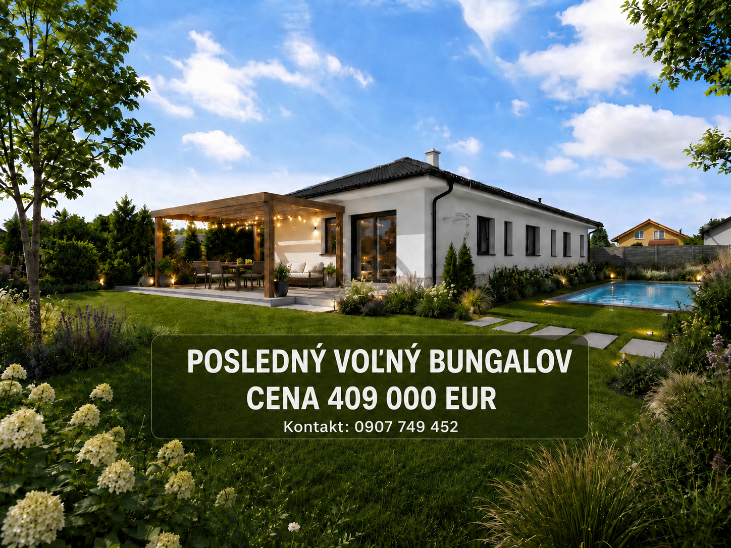 Hľadáte dom, ktorý dáva zmysel? Súkromná ulica, iba 3 domy a jazero na dosah.