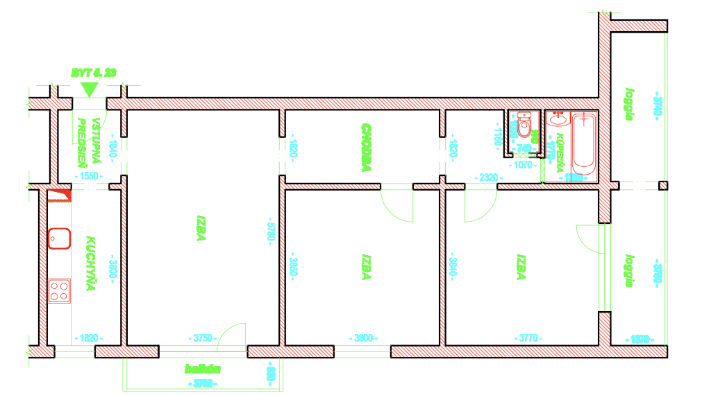 Krásny 3-izbový byt s 2xloggiou v BA-Ružinov na predaj