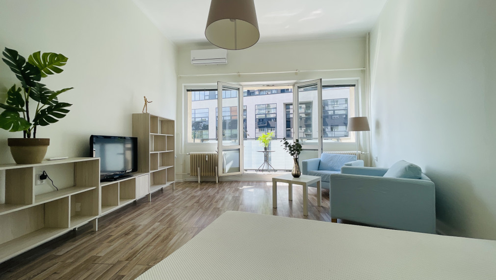 PRIESTRANNÝ 1-IZBOVÝ BYT S BALKÓNOM A KLIMATIZÁCIOU -  LEGIONÁRSKA ULICA, BRATISLAVA