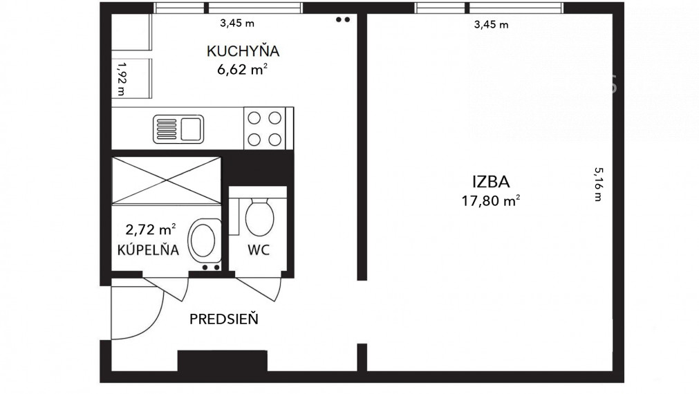 **PREDANÝ** Slnečný 1i byt neďaleko DK Dúbravka s TOP výhľadom na Devínsku kobylu