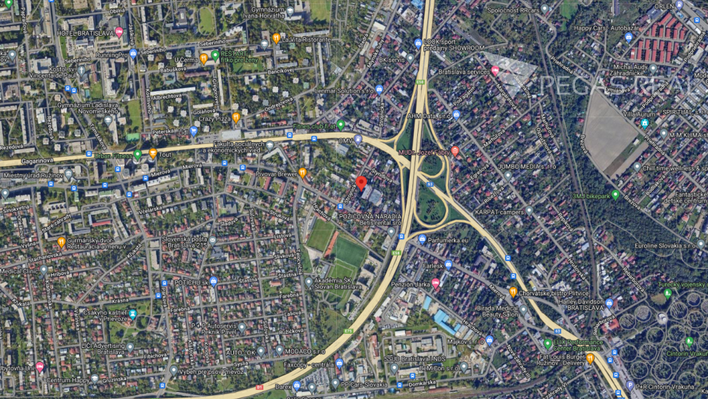 Kancelárske priestory na Strojníckej ulici v Bratislave - Ružinove