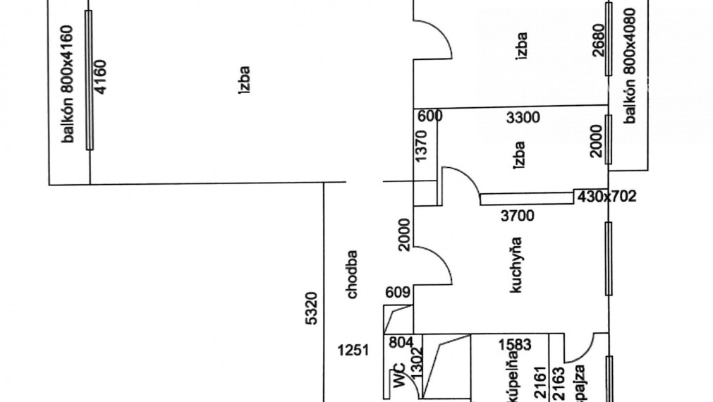 **PREDANÝ** Priestranný, kompletne zariadený 3i byt s dvoma loggiami, Dopravná ul., Rača