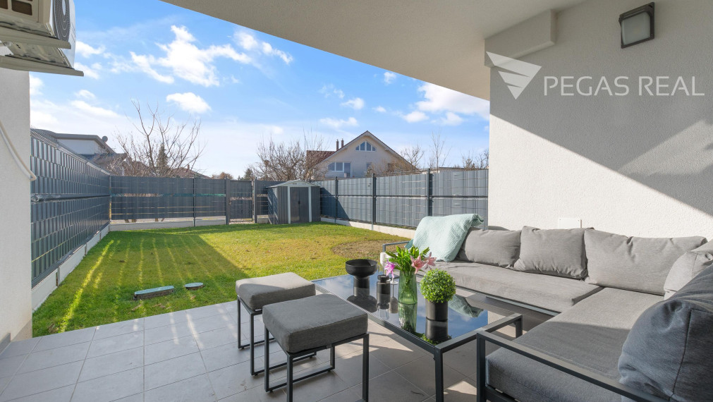 REZERVOVANE  3 izbový byt so zahradou,  čiastočne zariadený Miloslavov/ Alžbetin Dvor