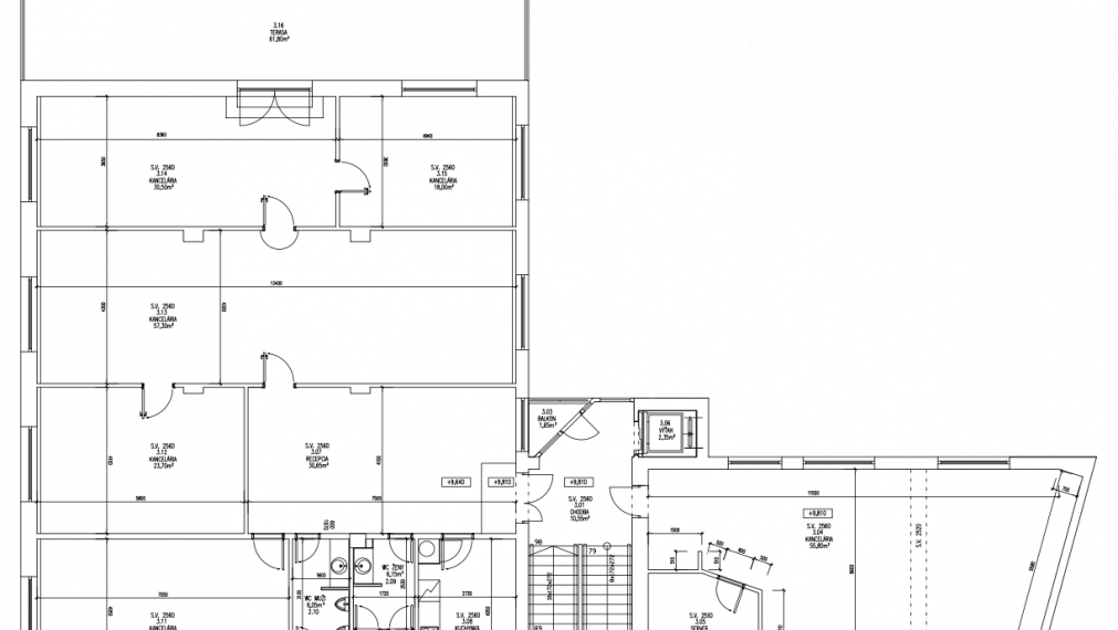 Prenájom moderných kancelárskych priestorov v centre Bratislavy od 64m2 – VIDEO