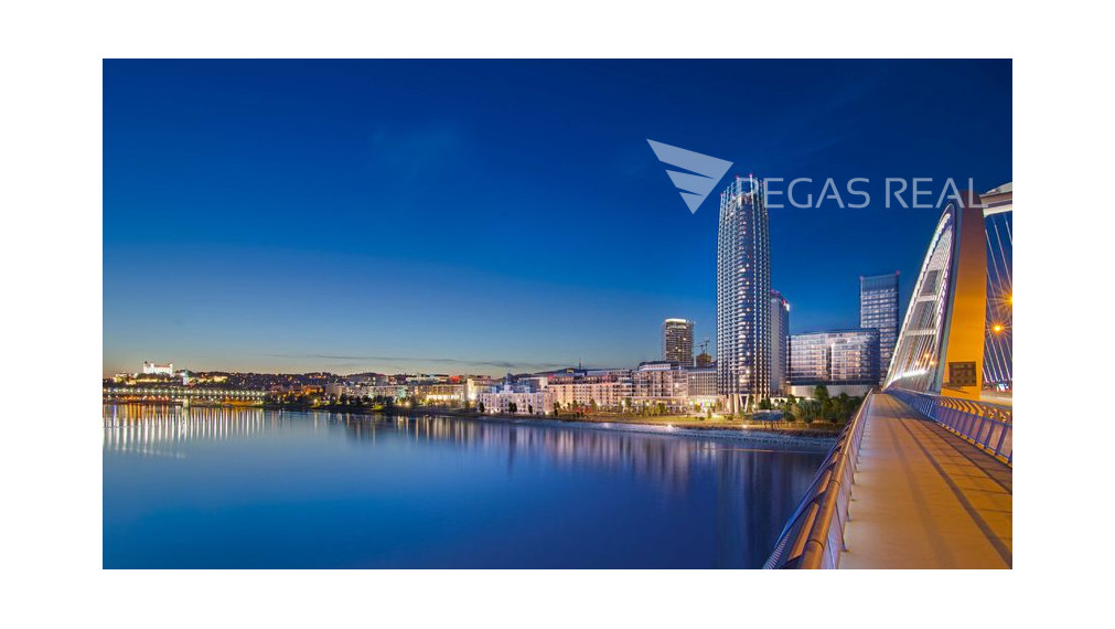 3 izbový byt v Eurovea Tower s 2x parkingom  na 24. poschodí  - VIDEO