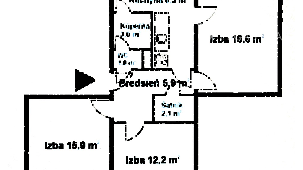 3-izbový byt v pôvodnom stave v Ružinove, Exnárova ul.
