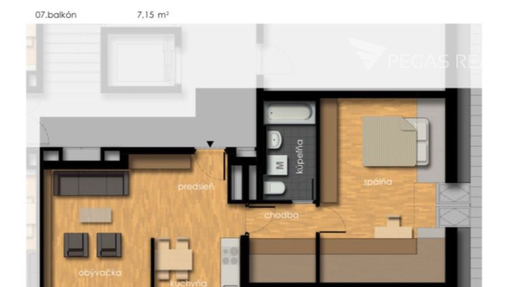 2-izbový byt s veľkým balkónom v novostavbe – Rajka | 20 min. od Bratislavy - VIDEO