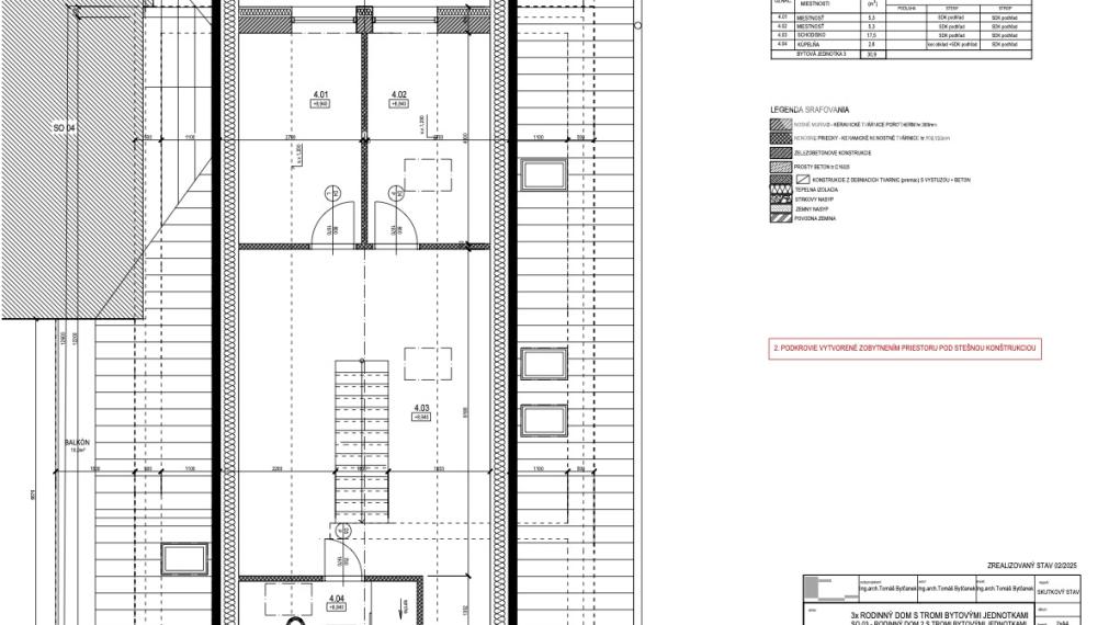 Veľký 4-izbový podkrovný mezonet v novostavbe – centrum Zázrivá - VIDEO