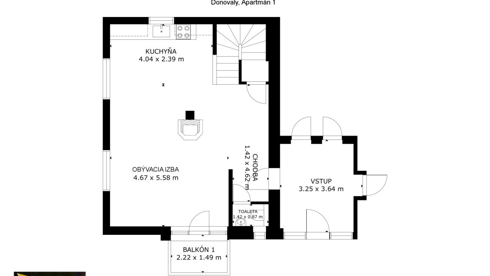 4-izbový mezonetový apartmán - Donovaly