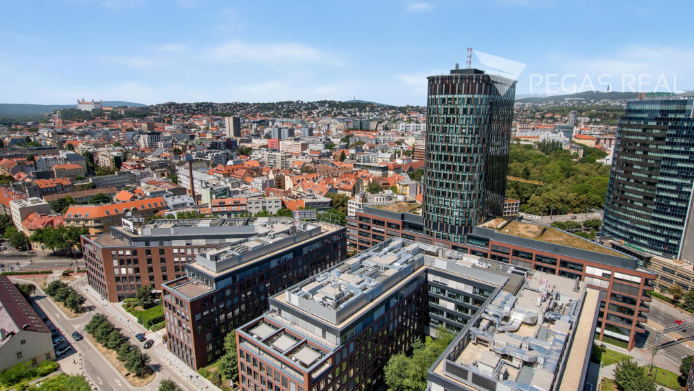 SKY PARK | DIZAJNOVÝ 2-IZBOVÝ BYT NA 23. POSCHODÍ S VÝHĽADOM NA HRAD