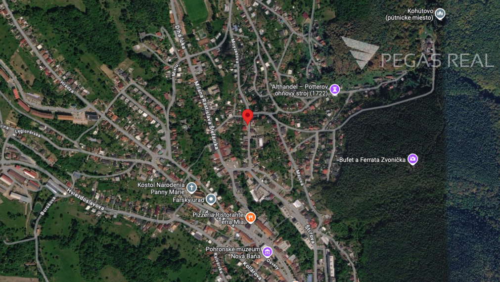 RODINNÝ DOM S VÝHĽADOM A PRÁVOPLATNÝM STAVEBNÝM POVOLENÍM NA 6 BYTOV – NOVÁ BAŇA