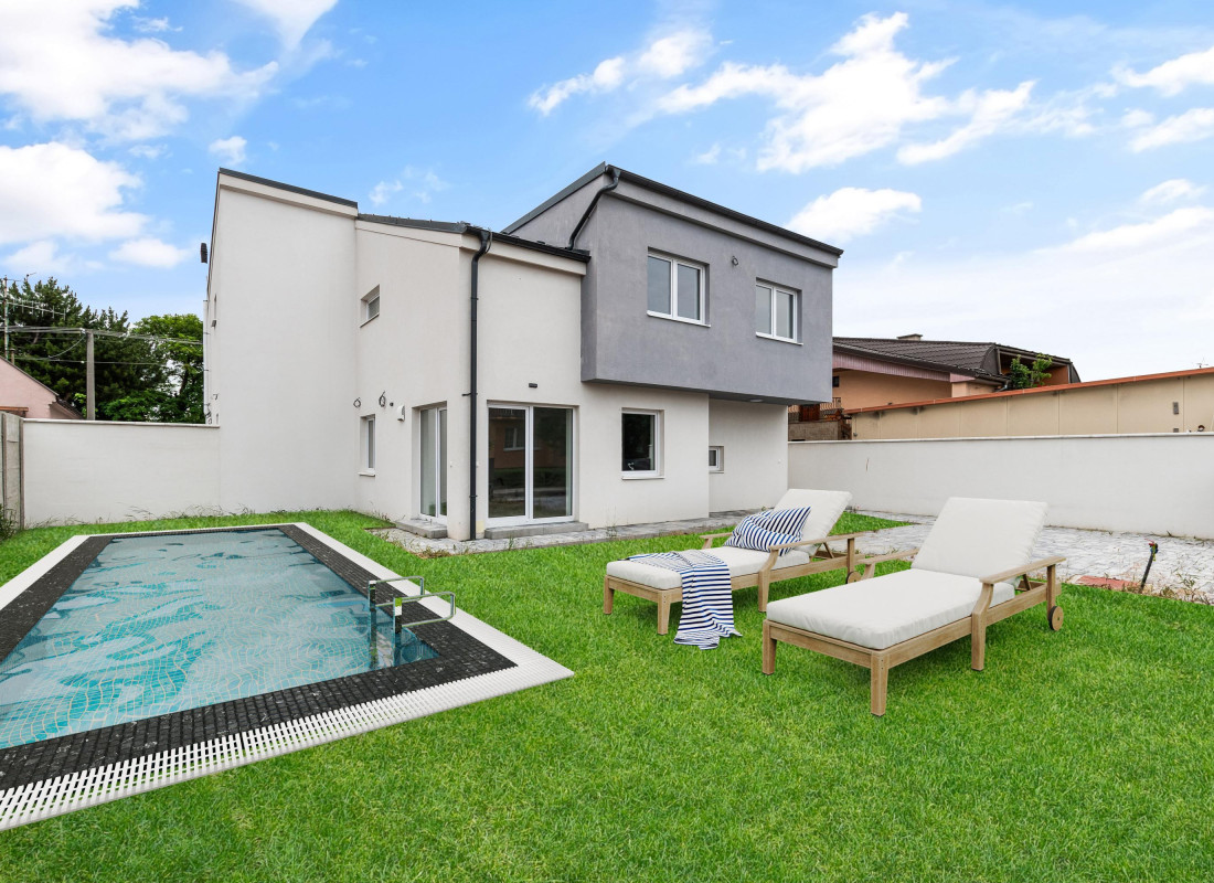 4 izbový rodinný dom so záhradou - NOVOSTAVBA