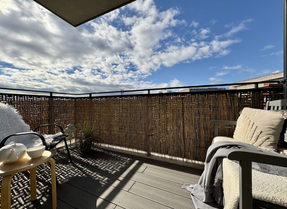 Slnečný, kompletne zariadený 3-izbový byt s balkónom v Cubicon Gardens