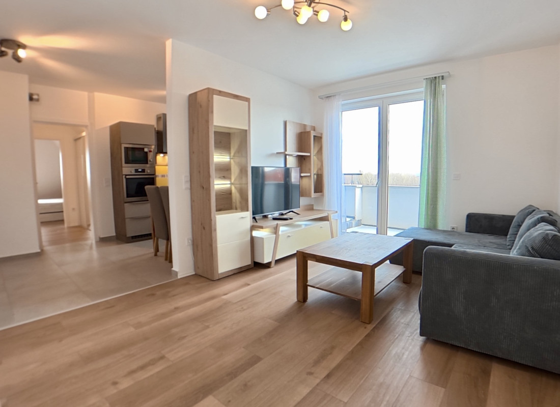 2-izbový byt s veľkým balkónom v novostavbe – Rajka | 20 min. od Bratislavy - VIDEO