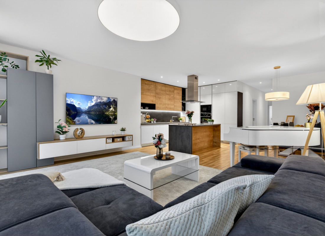 Prémiový veľkometrážny kompletne zariadený 3i byt s balkónom v Ružinove