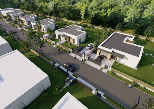 Nadčasové bývanie v novej štvrti obce Vrakúň